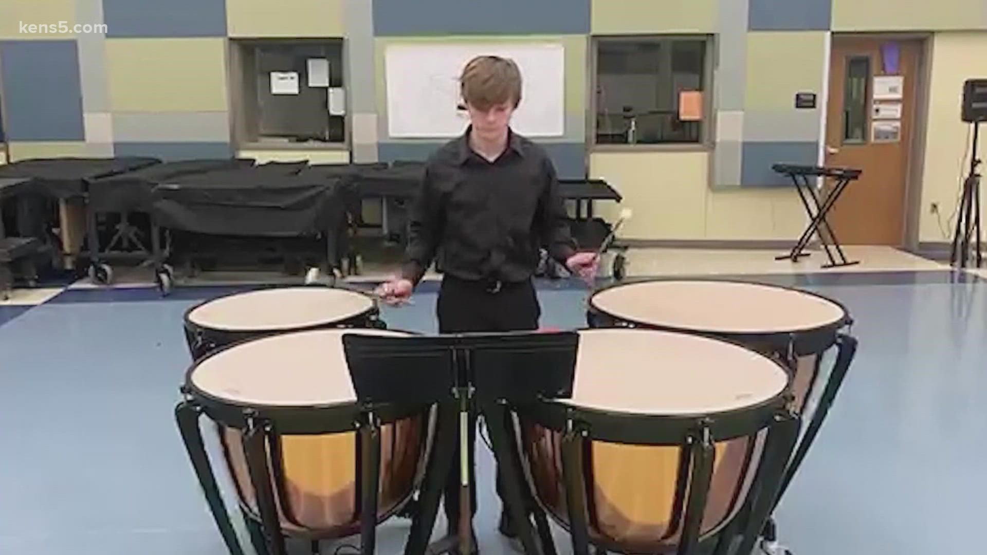Three years ago, Ty Keller kicked his viola to the side for the cool rhythm of percussion. His decision has evolved into a spot in a prestigious music school.