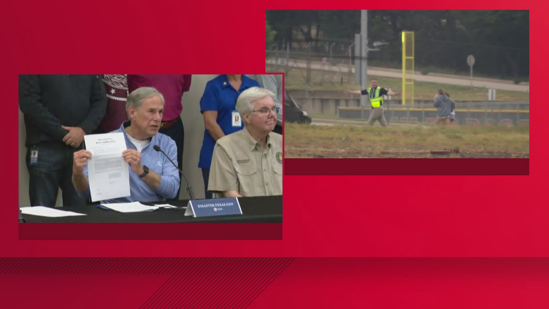 Texas Gov. Greg Abbott and county officials discuss the latest updates after today’s devastating flooding.