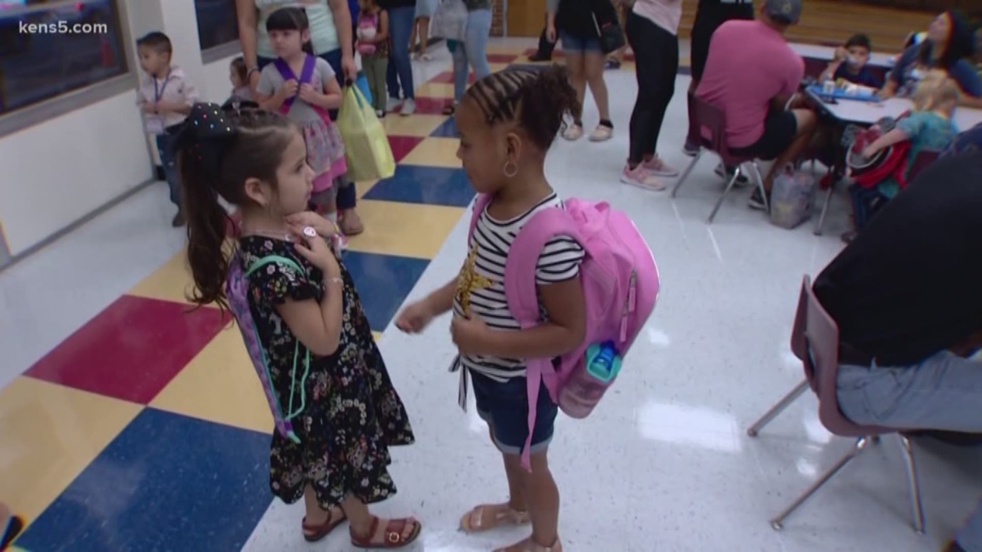North East ISD has 67,000 students back in class, and they're celebrating the first school year for Pre-K at the Academy at West Avenue.