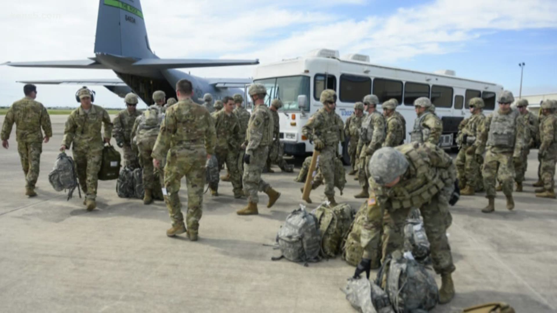 Troops wait in San Antonio before heading to border for Operation