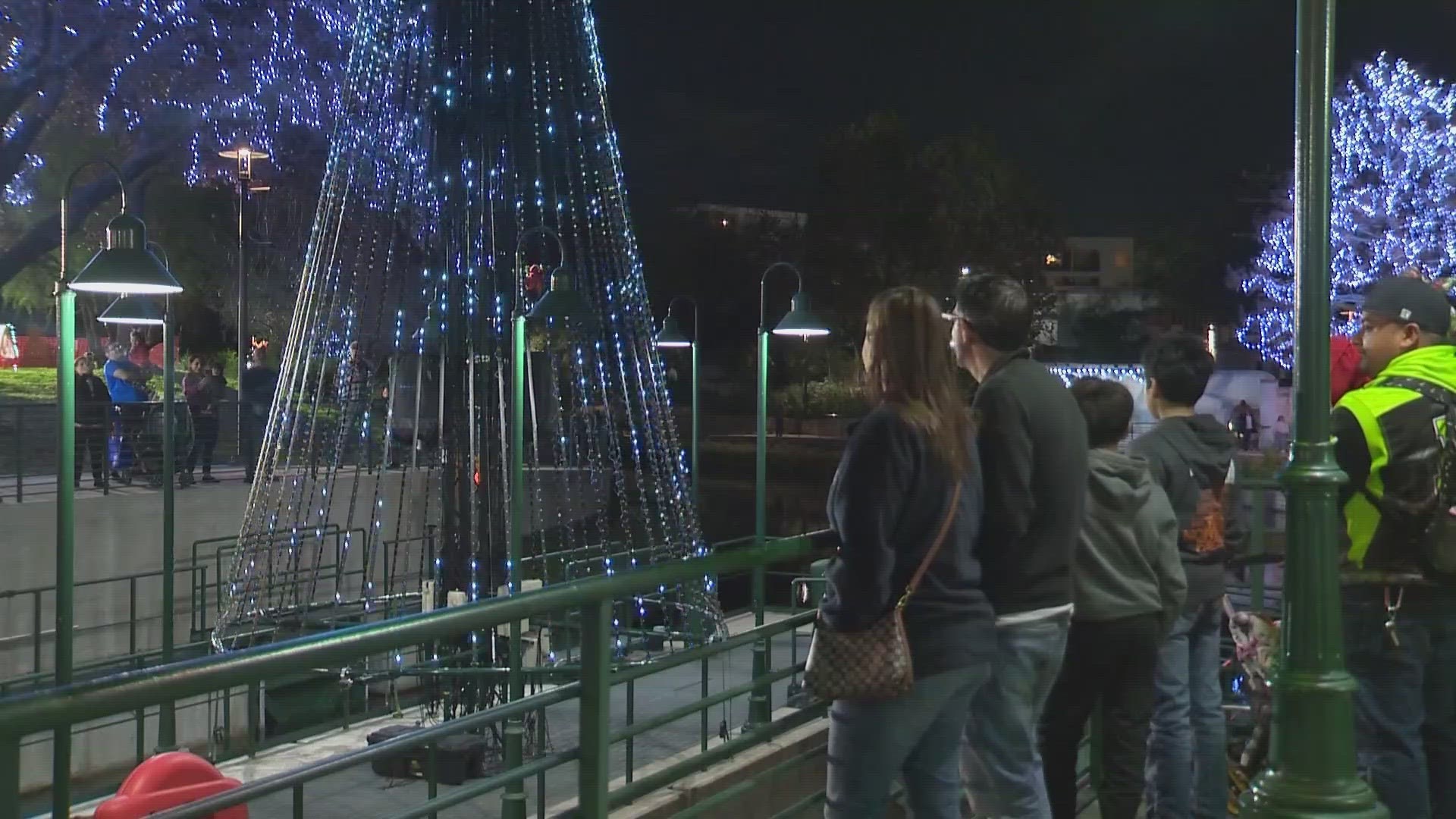 The San Antonio River Authority holds the event to highlight the decorations along the River Walk's Museum Reach.