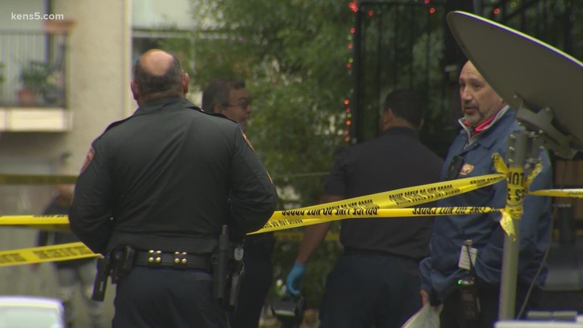 Police said they found a man dead at the bottom of the apartment complex steps.