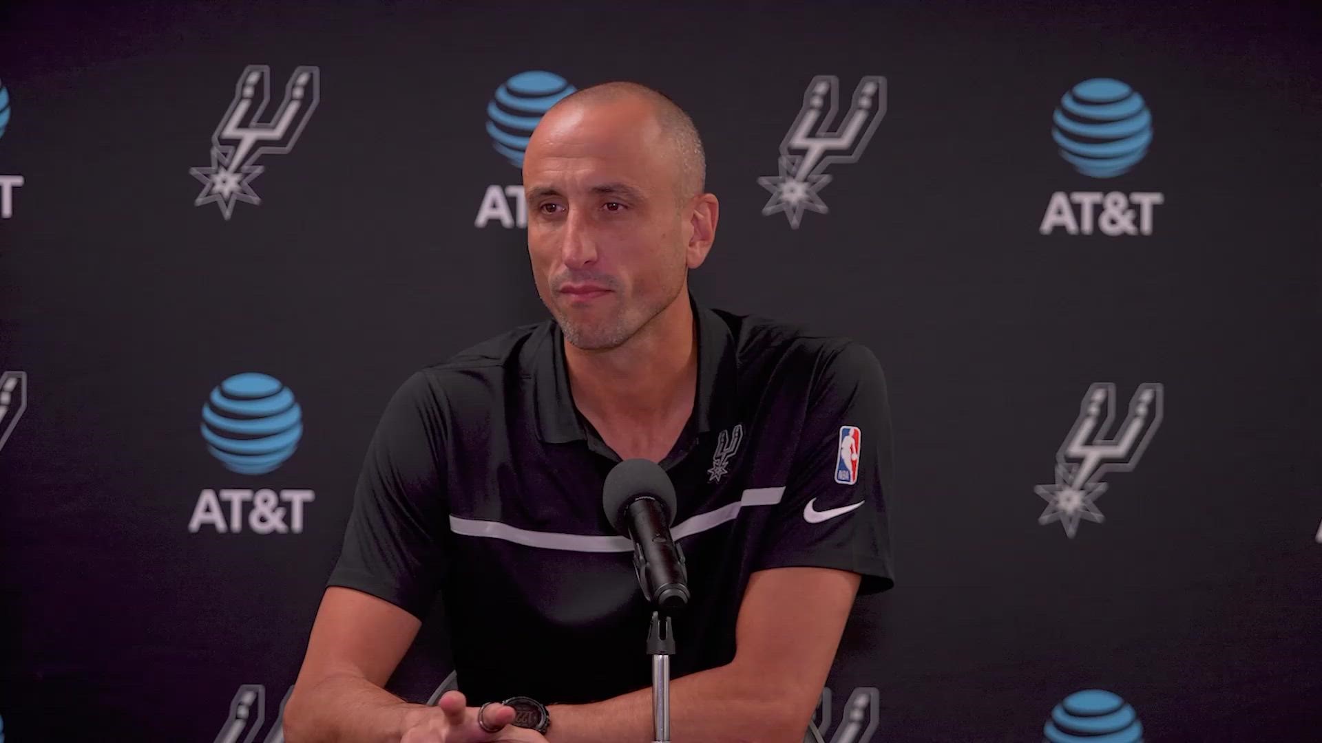 Ginobili said he tries to help anyone who asks, but it's hard to explain a move that is so natural for him.