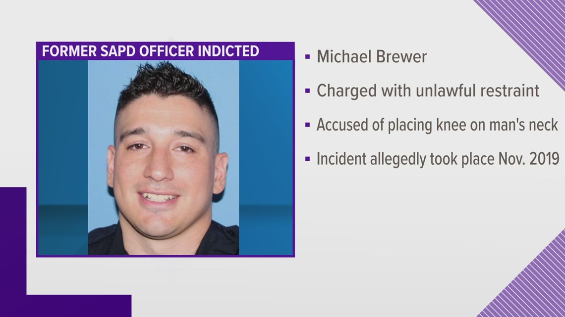 Former SAPD Officer Indicted After Allegedly Placing Knee On Neck Of ...