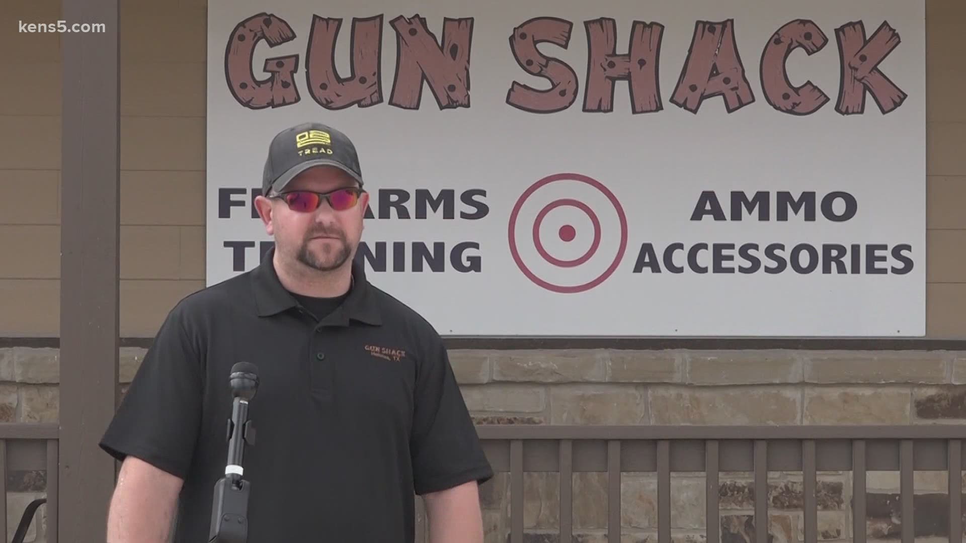 Two San Antonio gun shop owners say supply isn't keeping up with the surge in nationwide demand.