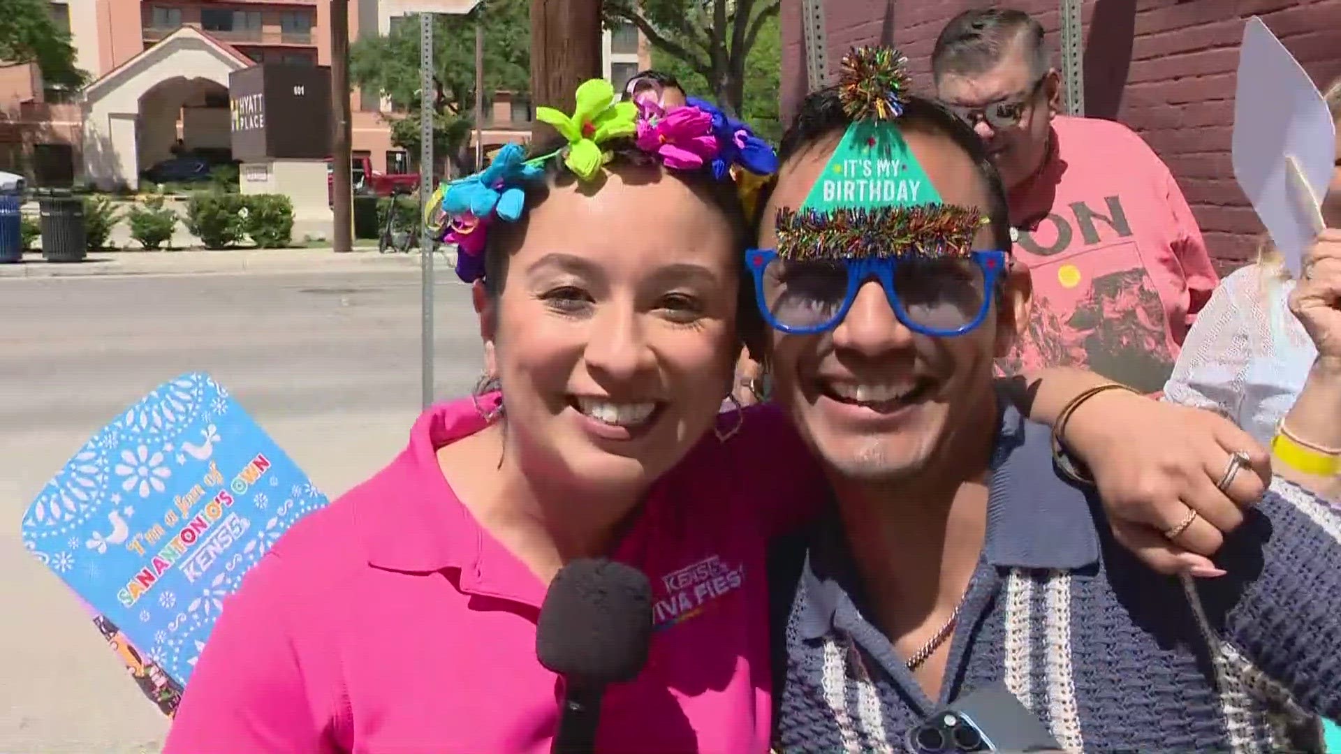 Fiesta medal giveaways at Law Office of Shawn Brown | kens5.com