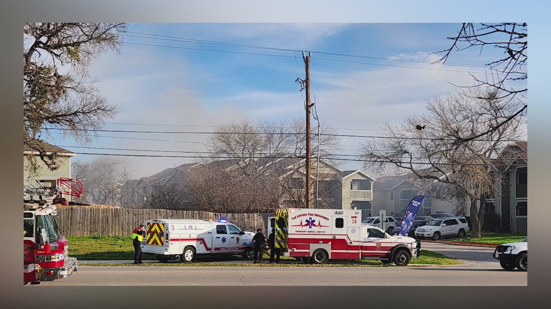 Officials say the fire started after 4:30p.m. on Randolph Boulevard.