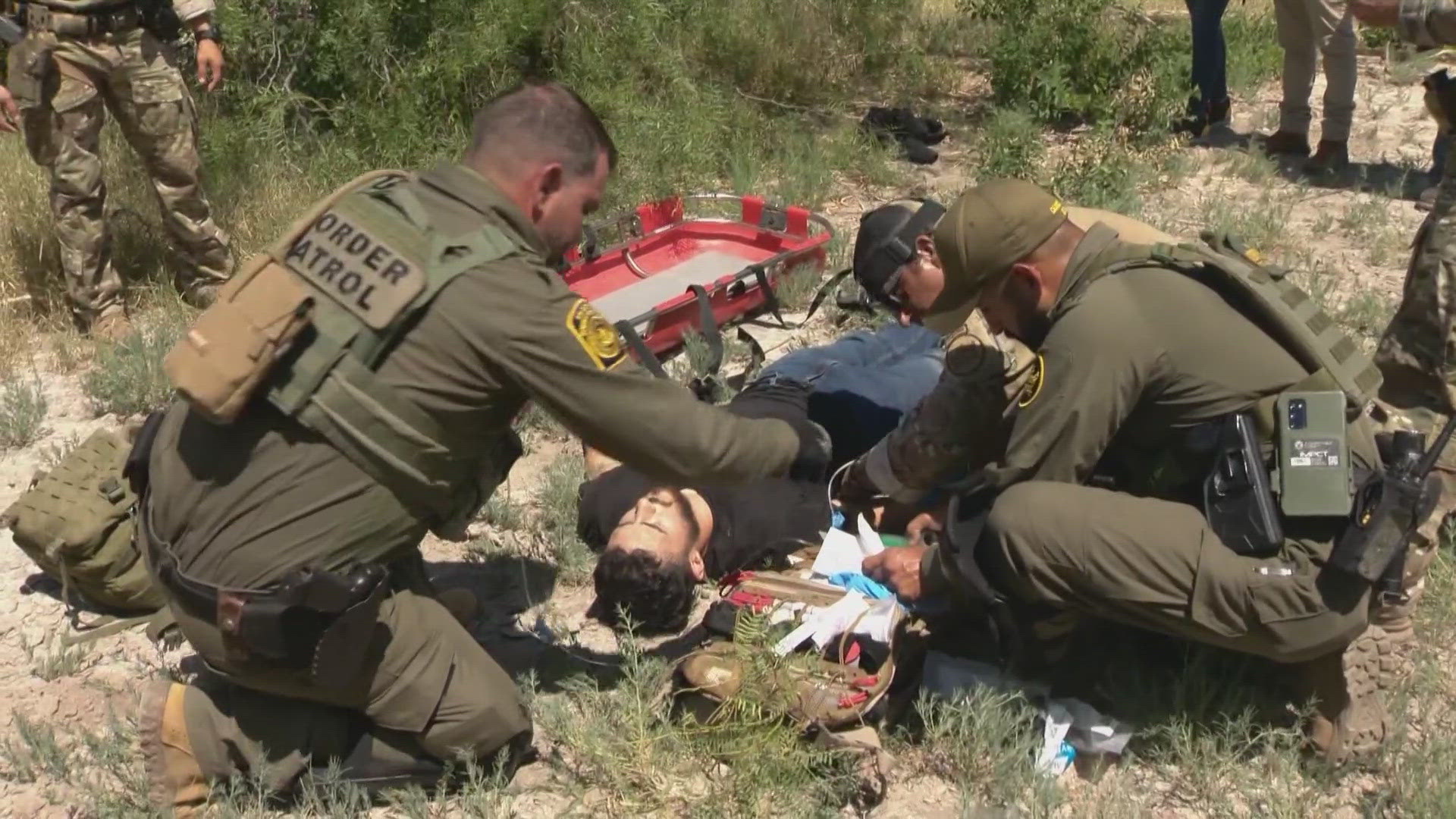 Border Patrol agents are some of the first to respond to migrants in distress.