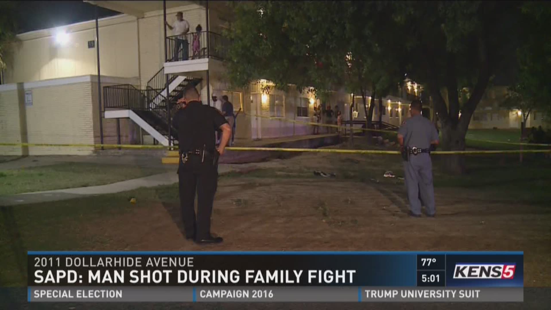 SAPD: Man shot during family fight