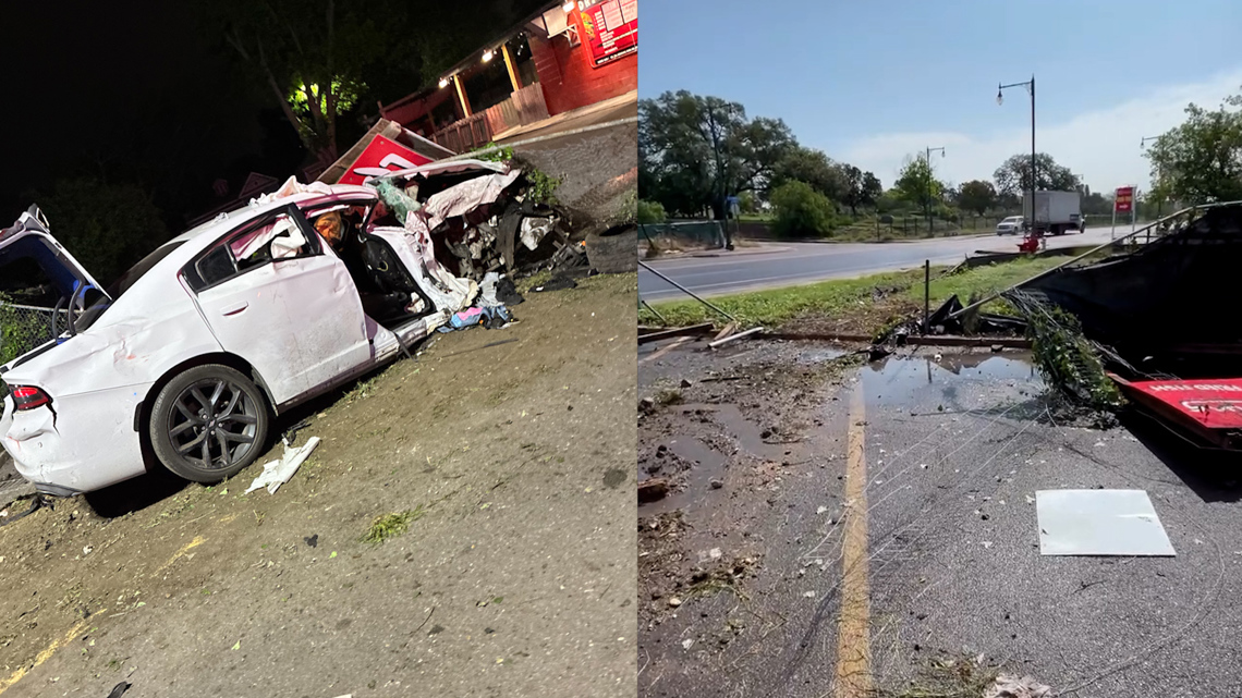 Restaurant owner calls for safety improvements after car crashes into fence on San Antonio’s east side
