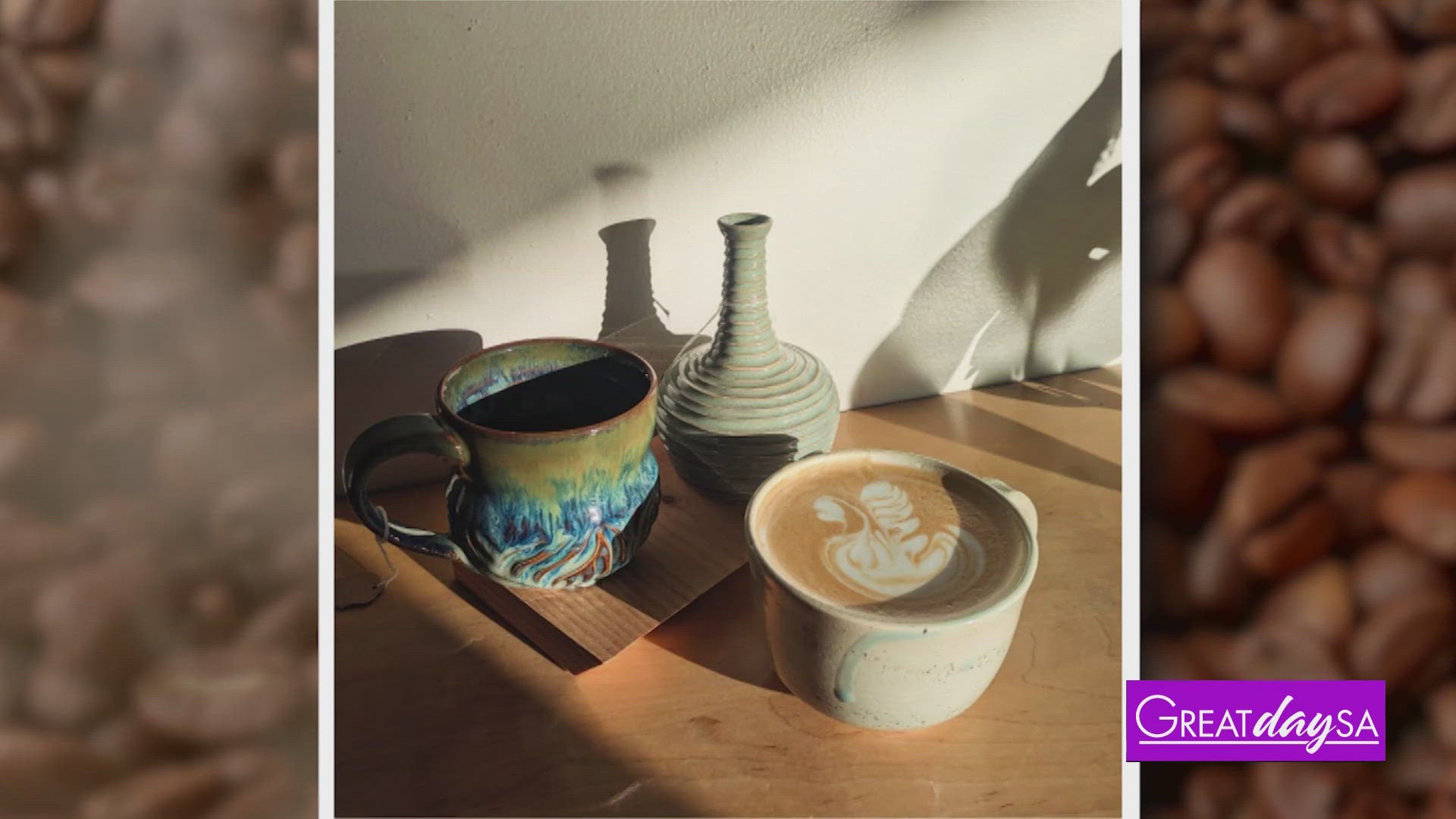 Justin checked out a coffee spot here in SA that offers pottery classes and more!
