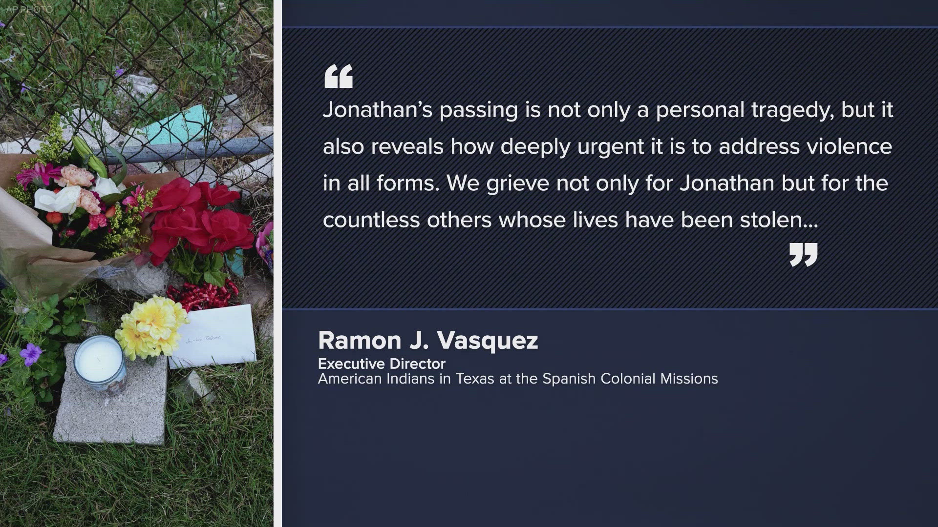 American Indians in Texas at the Spanish Colonial Missions released a statement.