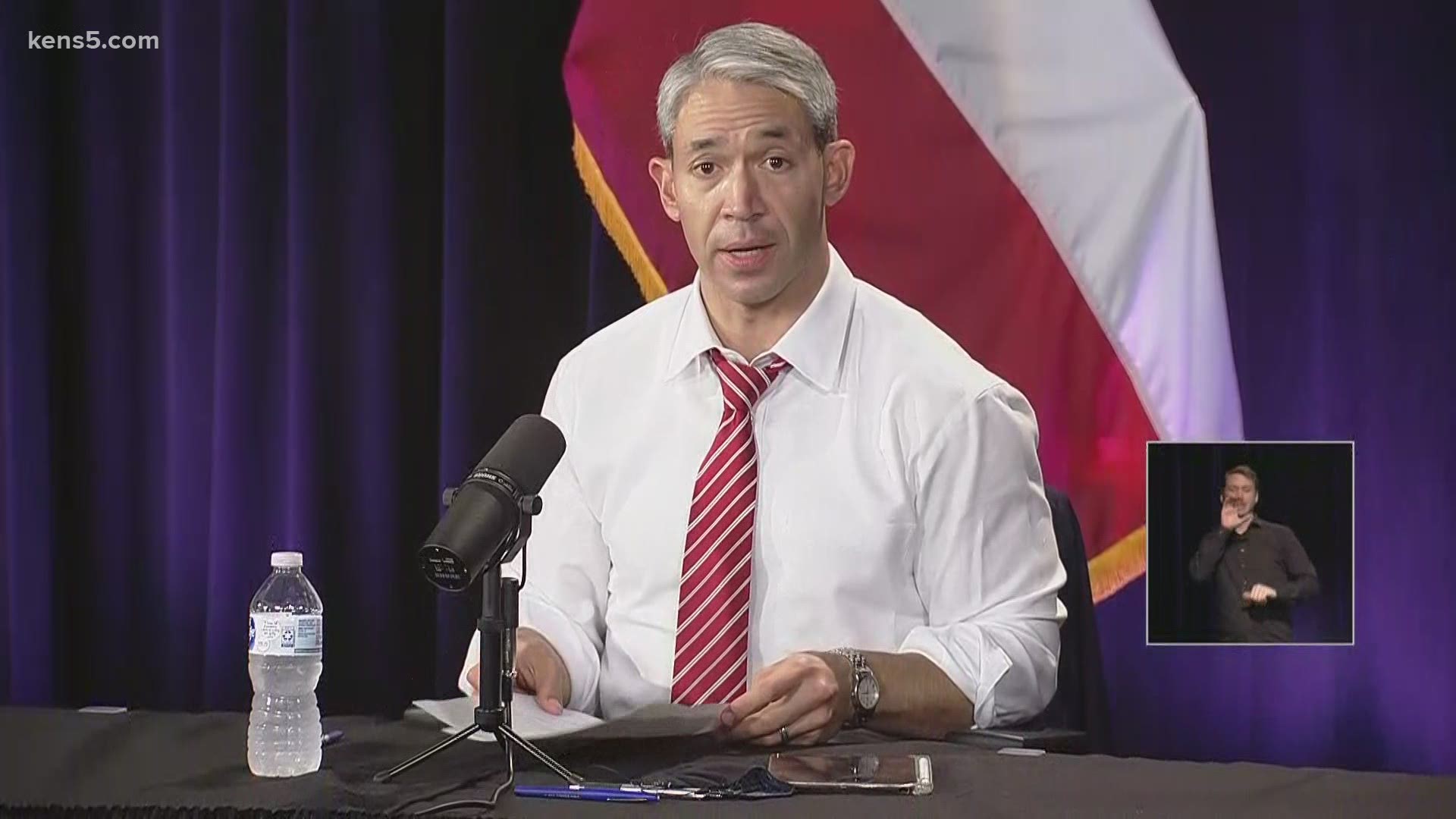 Mayor Nirenberg reports 18 new coronavirus deaths. There are 850 new cases, and 1,466 patients in the hospital.