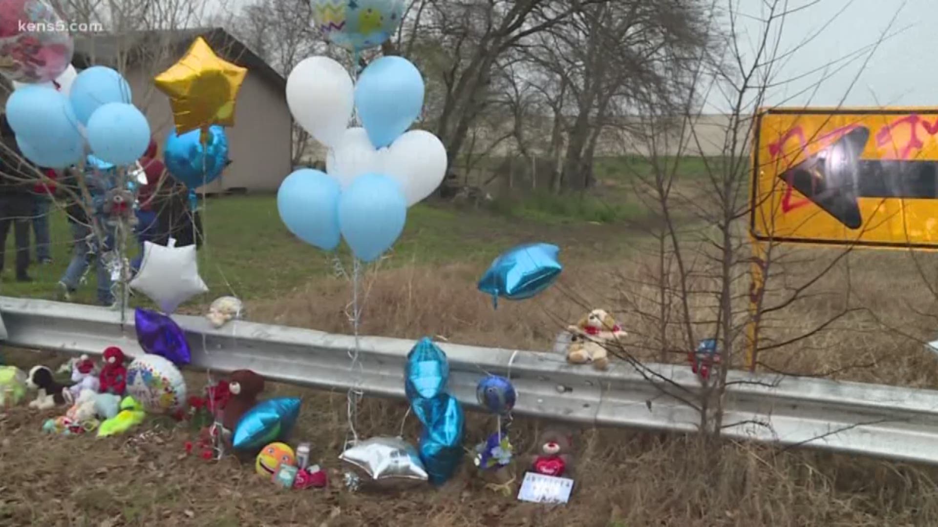 A memorial is growing at the spot on the northeast side where the body of baby King Jay Davila was found. Many of the mourners did not know the baby, but they wanted to pay their respects.