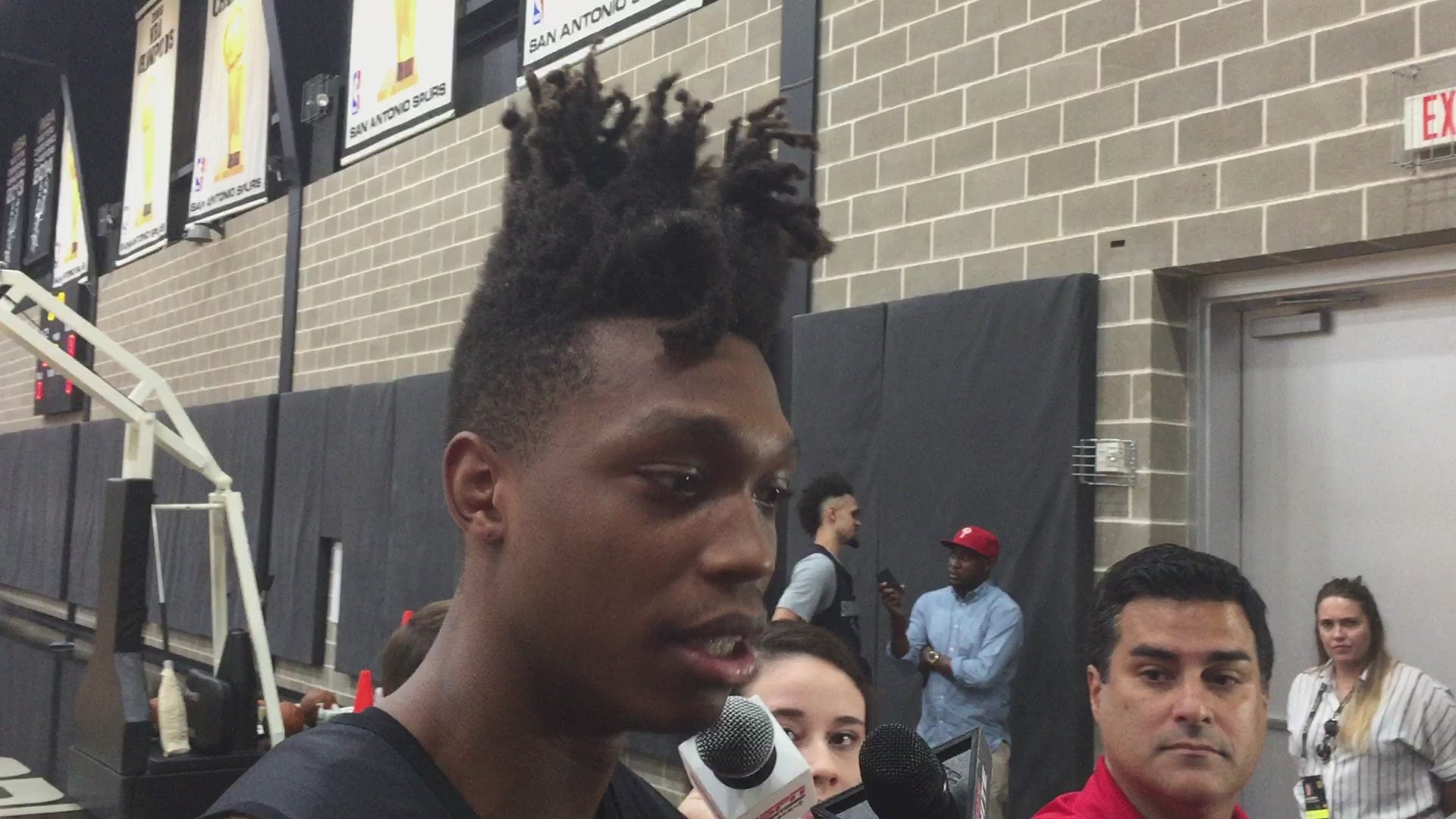 Spurs first-round draft Lonnie Walker IV on getting to work