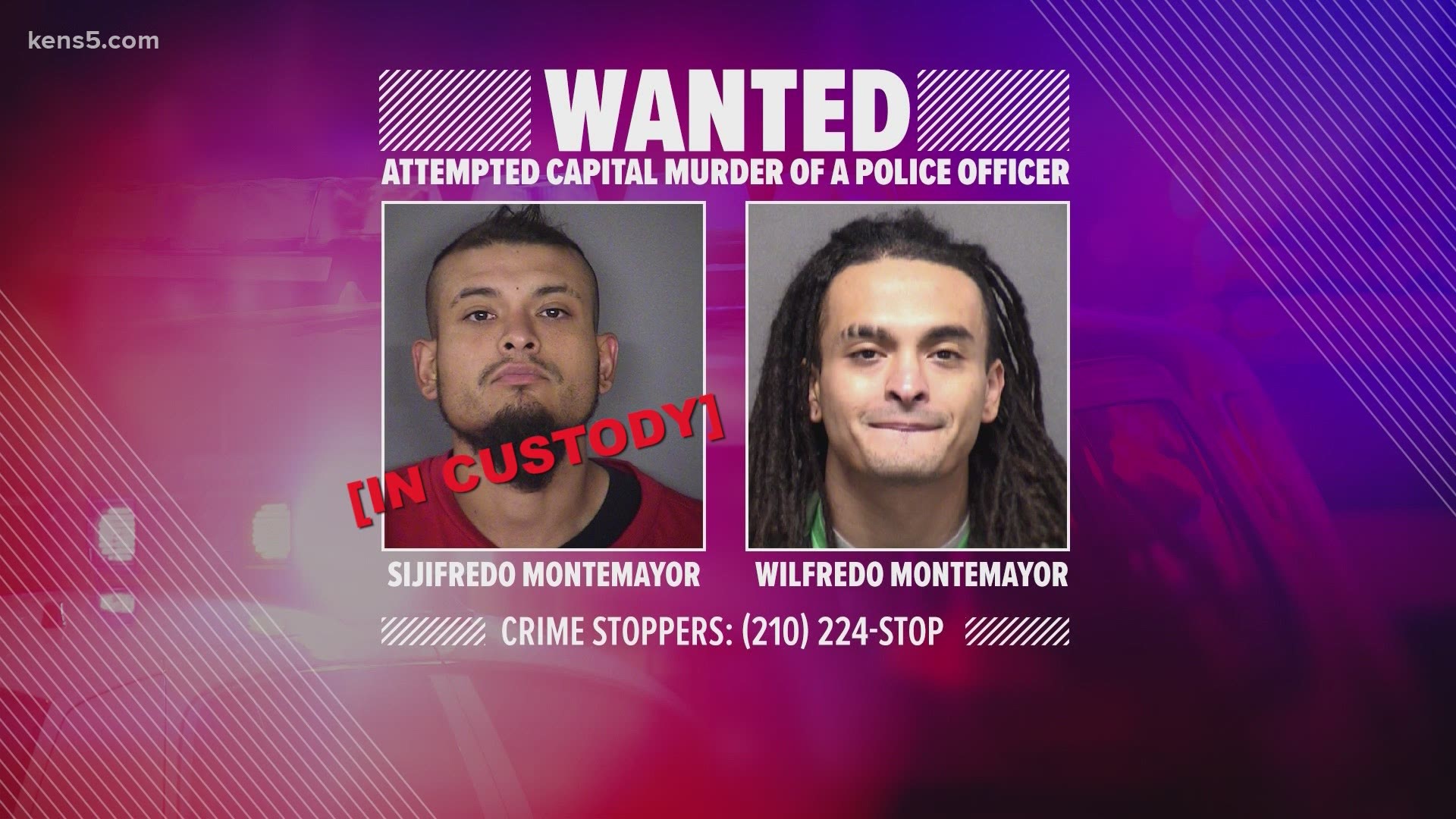 BCSO said they are working to extradite Sijifredo Montemayor. They said his brother Wilifredo shot Sergeant Joey Sepulveda, and is armed and dangerous.