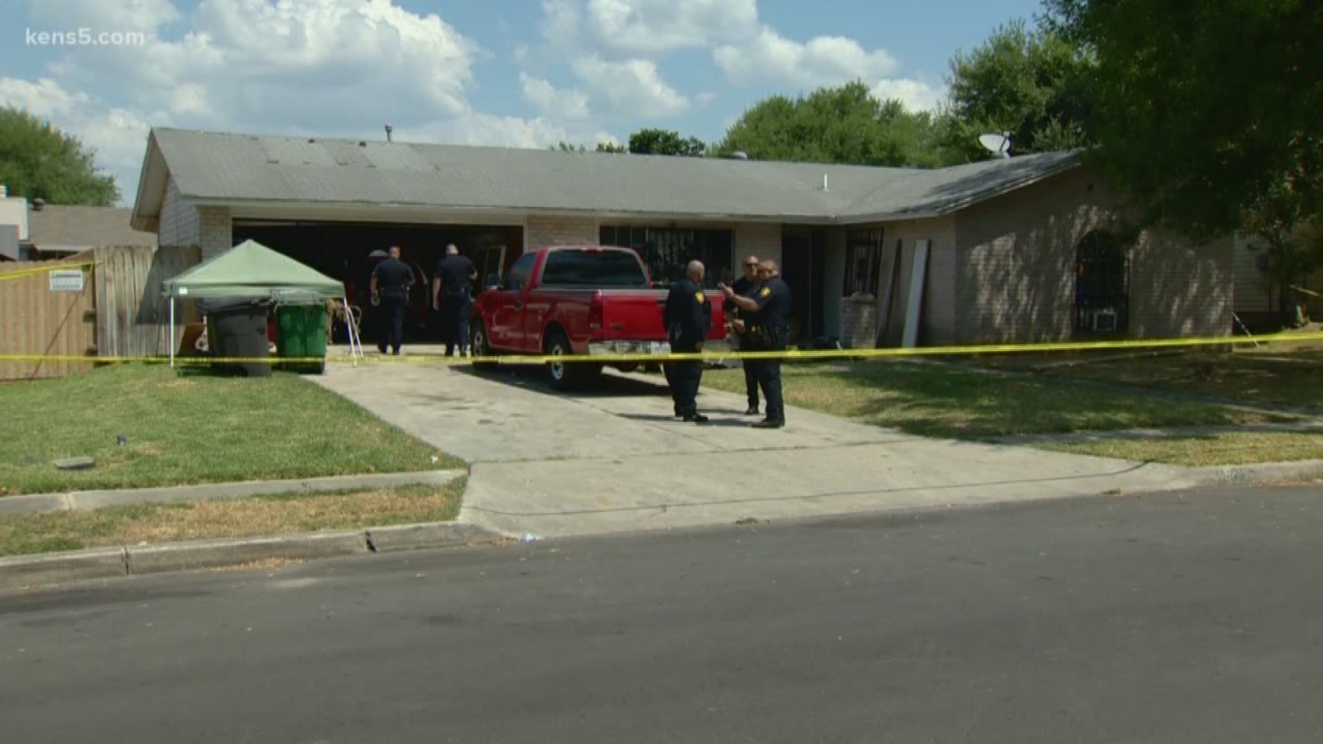 Authorities said the suspect fired one shot into the victim's home, striking the man.