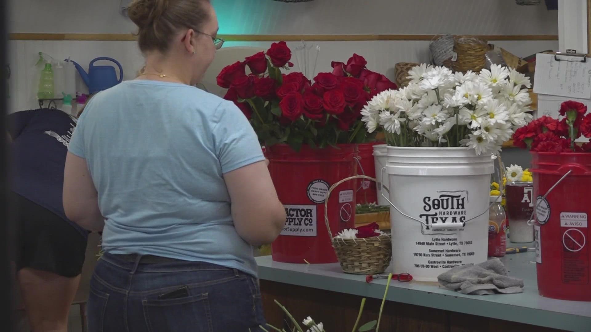 "All the florists around knew what it takes to do a single funeral, let alone all of these little angels," said flower shop owner Veronica Berger.