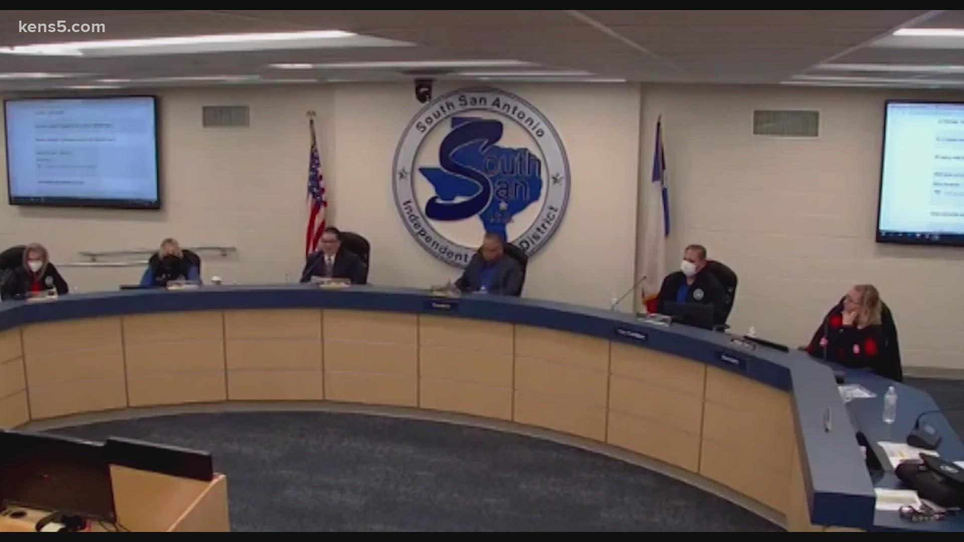 The announcement was made Thursday afternoon by the South San ISD Board of Trustees.