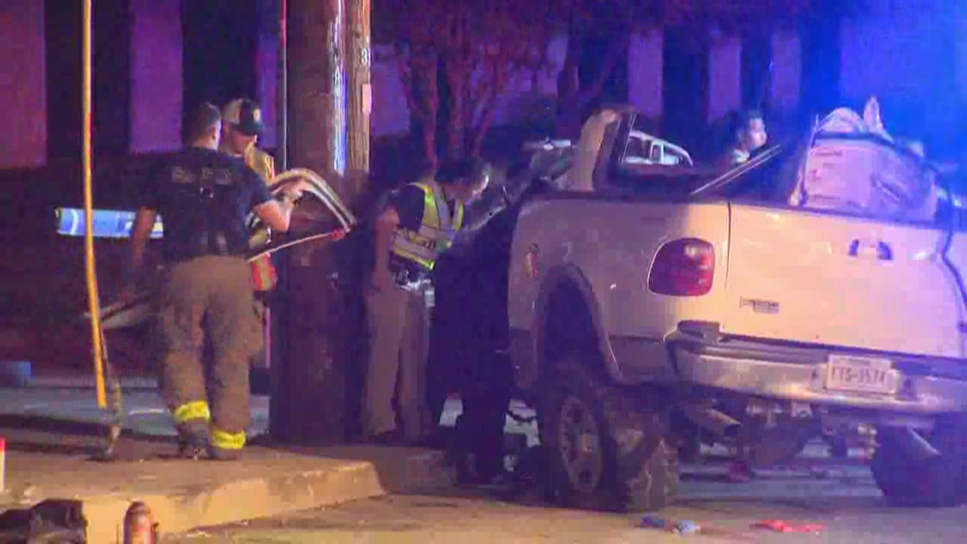 Driver killed after slamming into pole north of downtown | kens5.com
