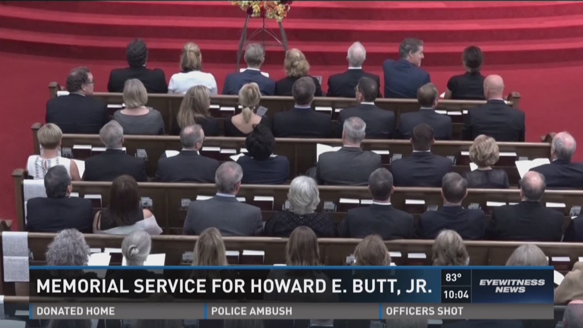 Memorial service for Howard E. Butt, Jr.