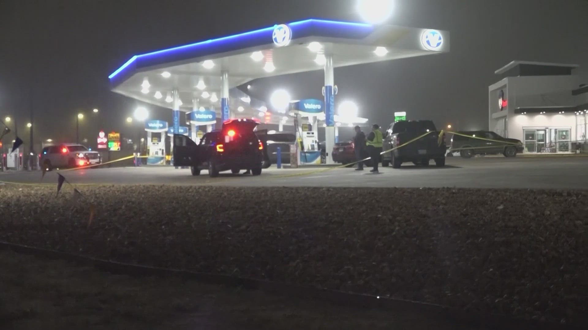 Authorities say Romeo Nance shot himself after he was confronted  by police at a gas station in Natalia, Texas.