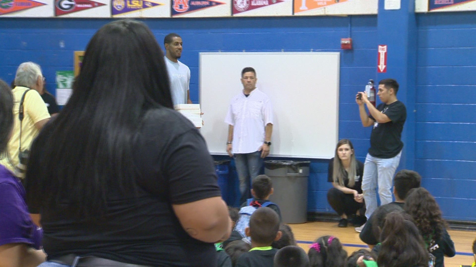 The Boys and Girls Club of San Antonio got a special visitor and a day they'll never forget.