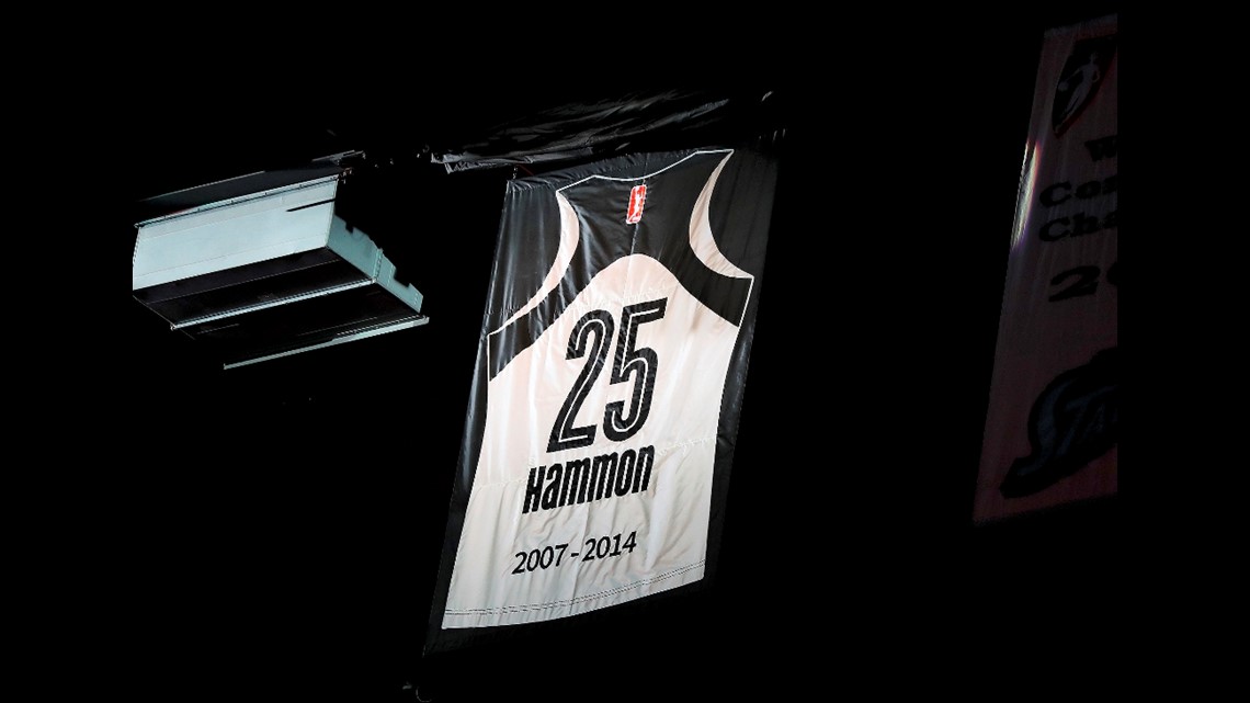 The Las Vegas Aces will retire Becky Hammon's No. 25 jersey - Pounding The  Rock