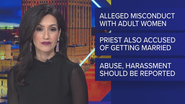 Archdiocese of San Antonio says priest is accused of financial and sexual misconduct