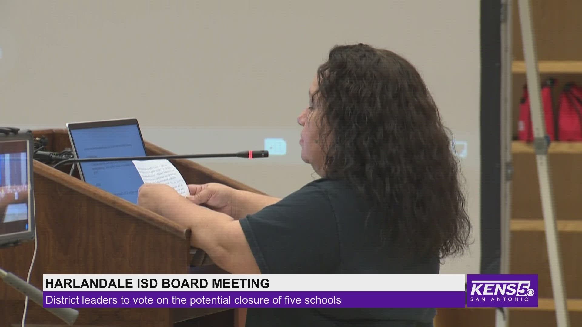 The board eventually voted 4-3 to close five facilities, including four elementary schools.