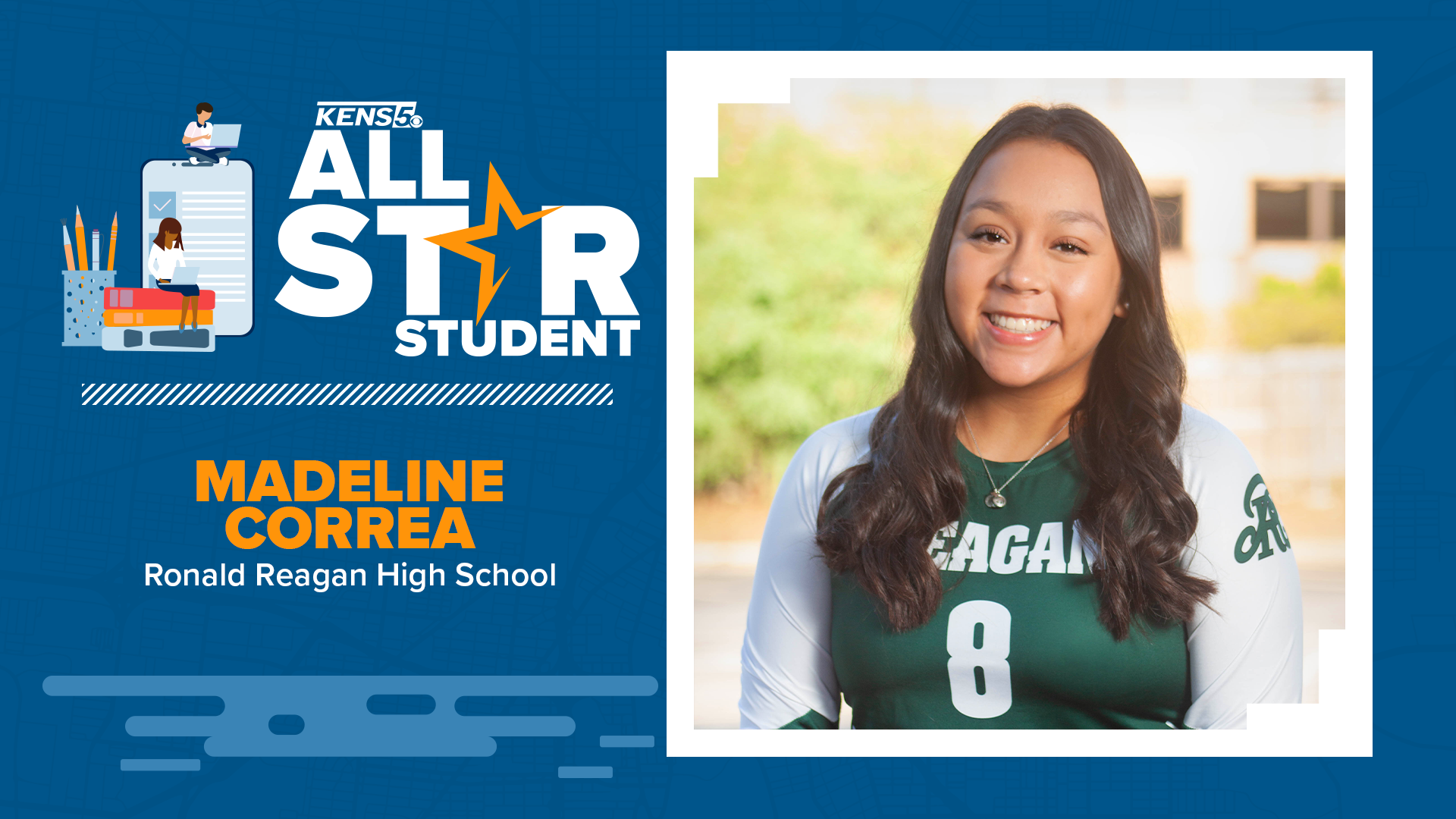 Northeast ISD senior, Madeline Correa, brings a courageous spirit to everything she does.
