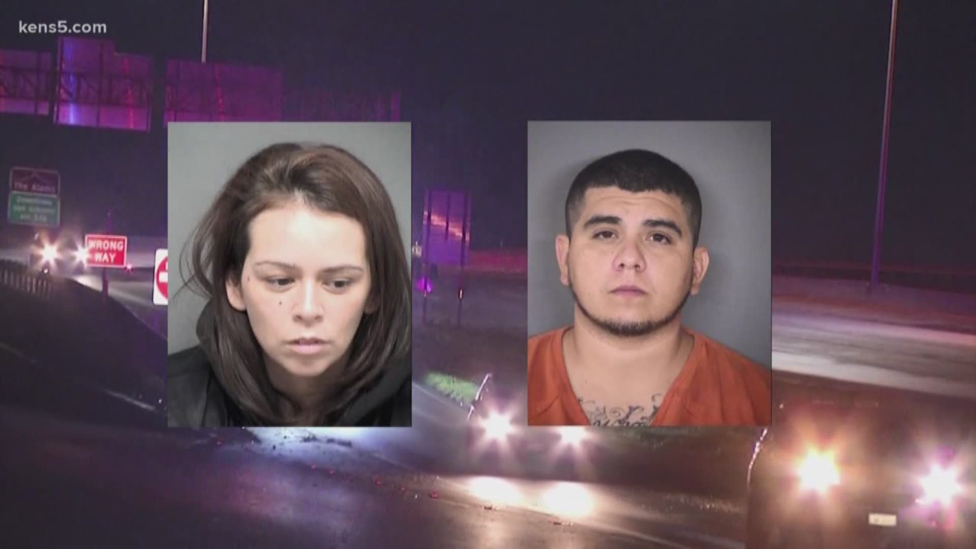 They're accused of fleeing with stolen mail. 
That chase ended early this morning with a crash on interstate 35 near the Pine Street exit. Eyewitness news reporter Jaleesa Irizarry joins us live now from the Bexar County Jail with the latest.