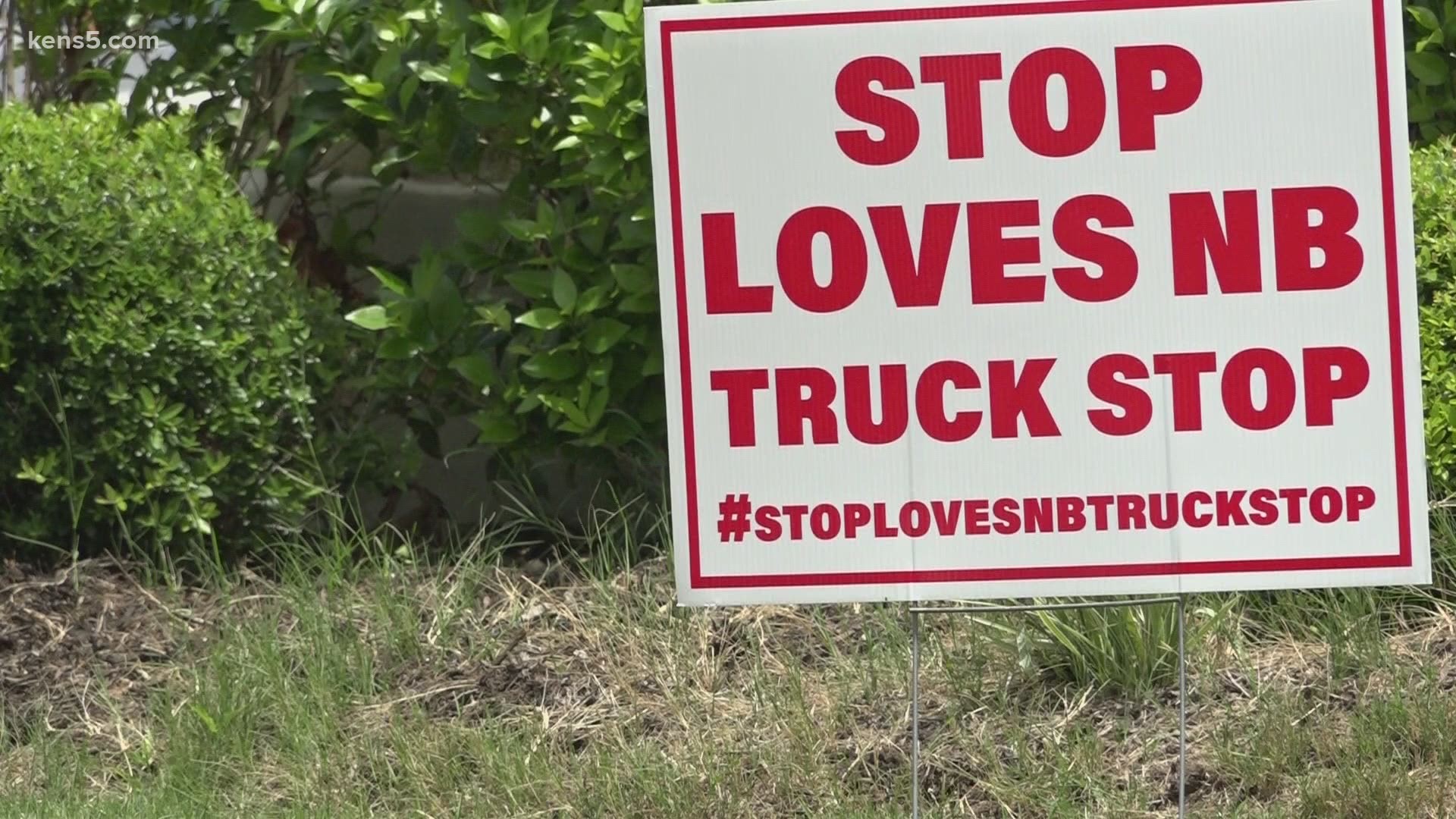 Development plans show the Love's Truck Stop would be constructed within 200 feet from some homes.