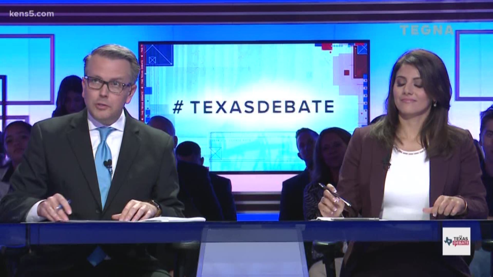 The candidates address Texas voters in their closing statements.