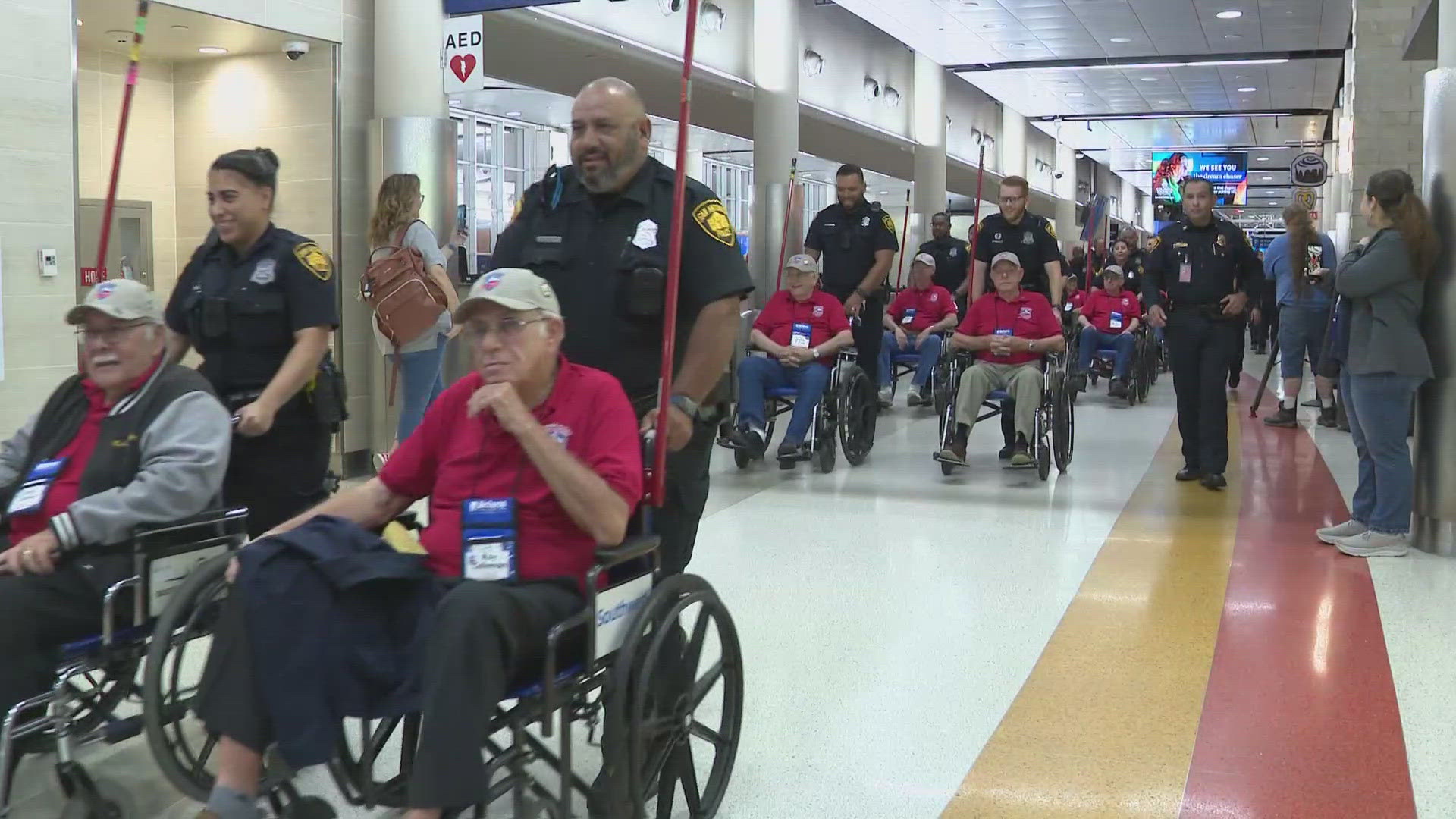 A group of 20 military veterans headed to our nation's Capitol on all paid expense trip as honor flight San Antonio celebrates its 10th anniversary.