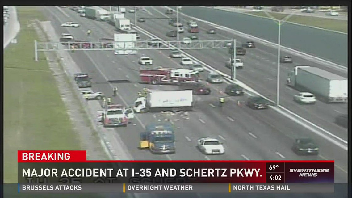 Major accident at I-35 and Schertz Pkwy | kens5.com
