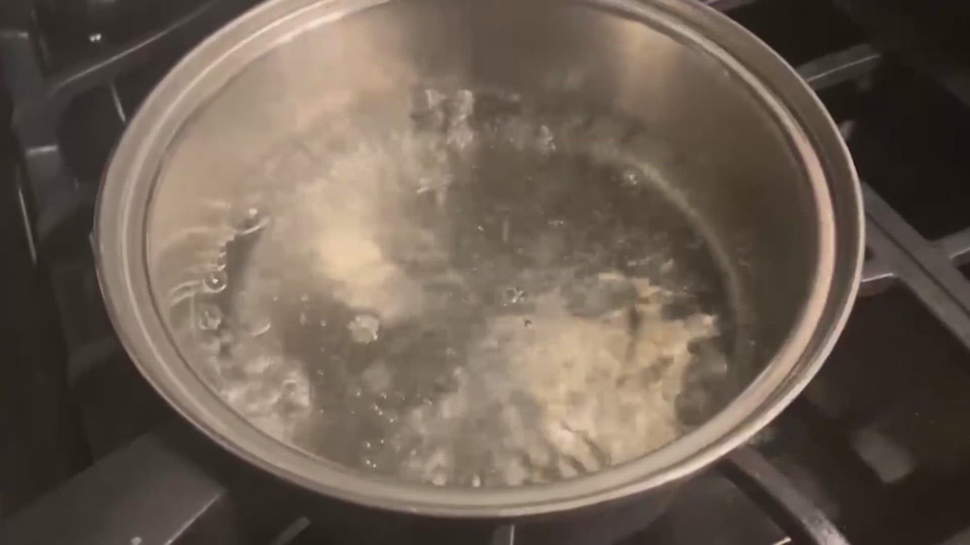 Customers with the city's public water system are required to boil their water before use.