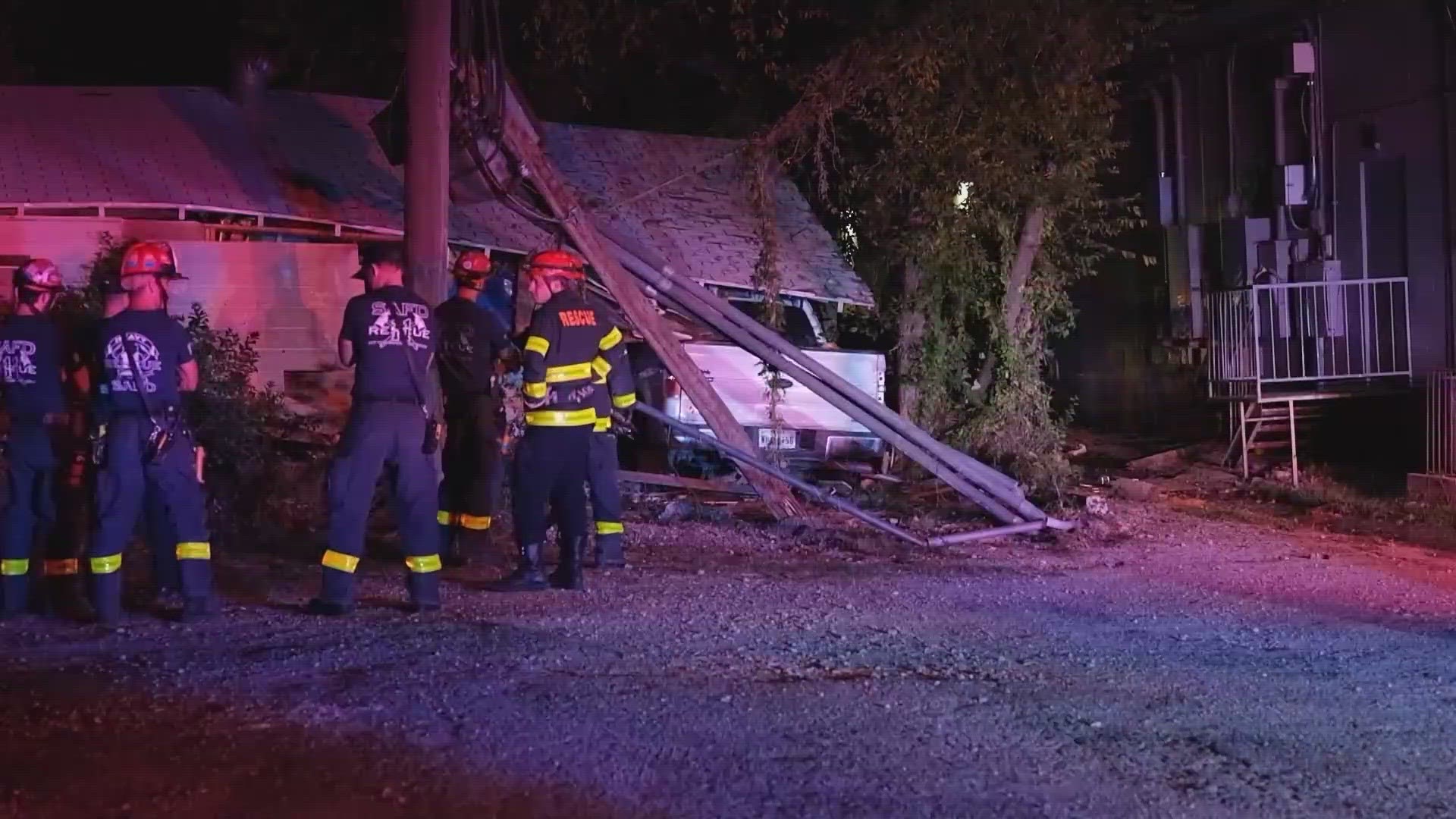 Police said it's the third time this week a vehicle has crashed into a home.