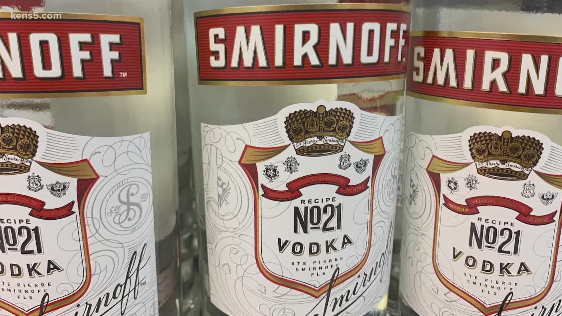 Most non-Russian vodka uses the labels as a marketing ploy