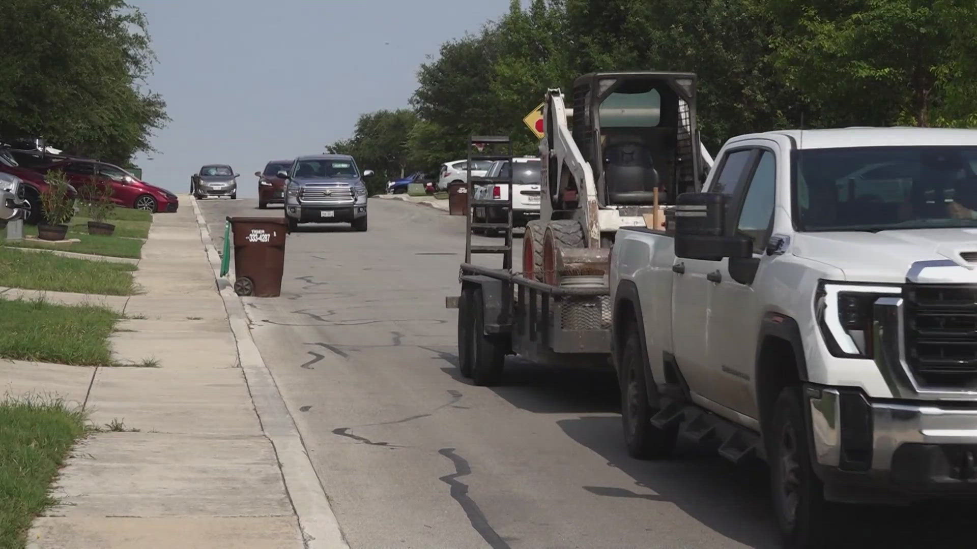 Neighbors on Hidden Terrace often see drivers backed up all the way down the street. Finally, one neighbor called KENS. 