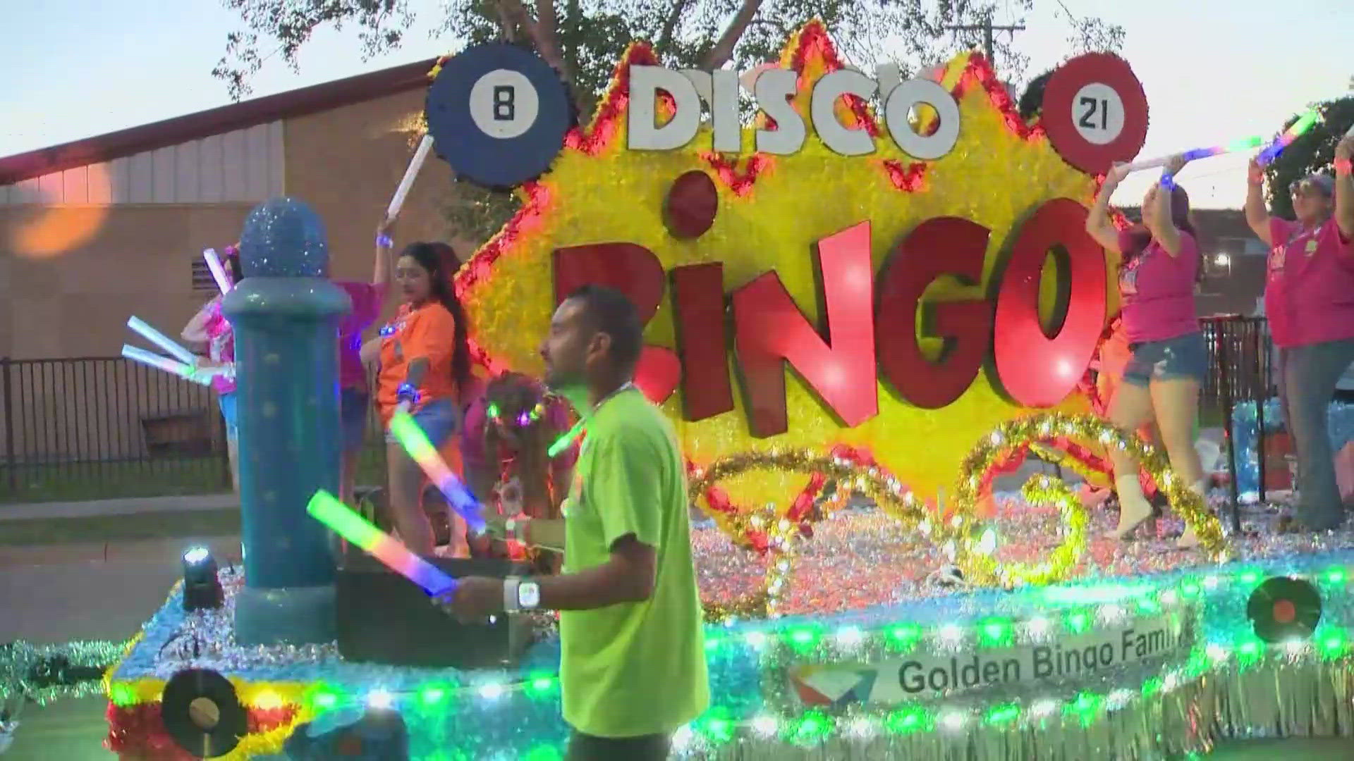 This is the largest illuminated night parade in the country! 