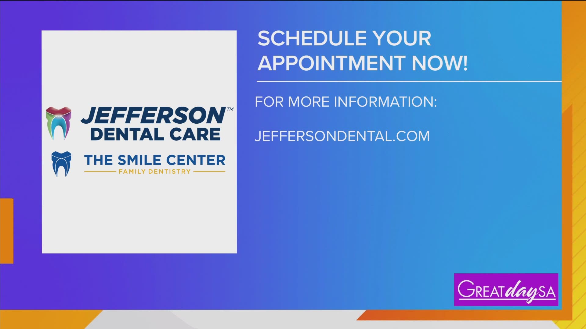 Jefferson Dental is reminding people to use their health benefits before the end of the year.