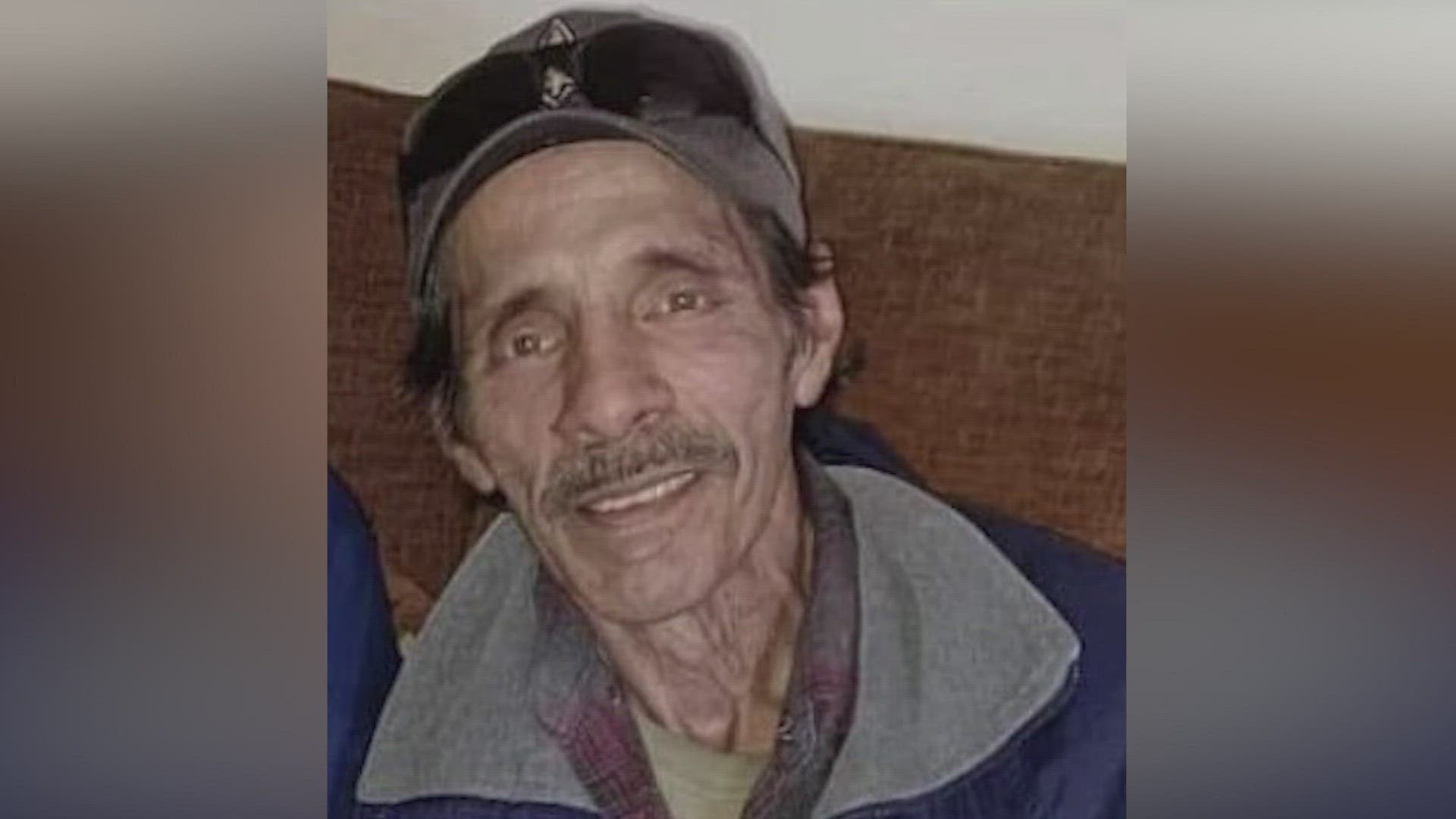 Ramon Mesa was last seen on August 7. His family said he has dementia, has no money, and needs his medication.