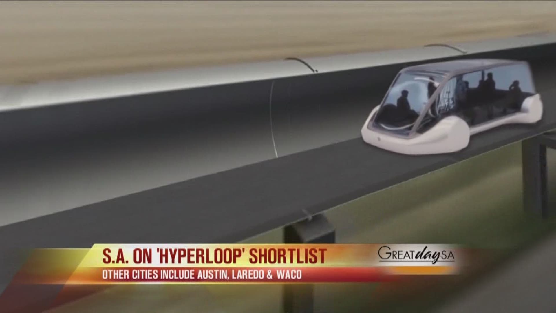 S.A. On 'Hyperloop' Shortlist
