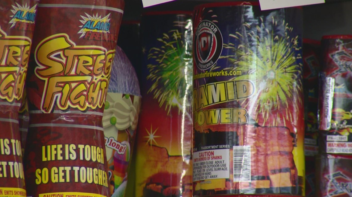 Certain fireworks banned due to dry conditions