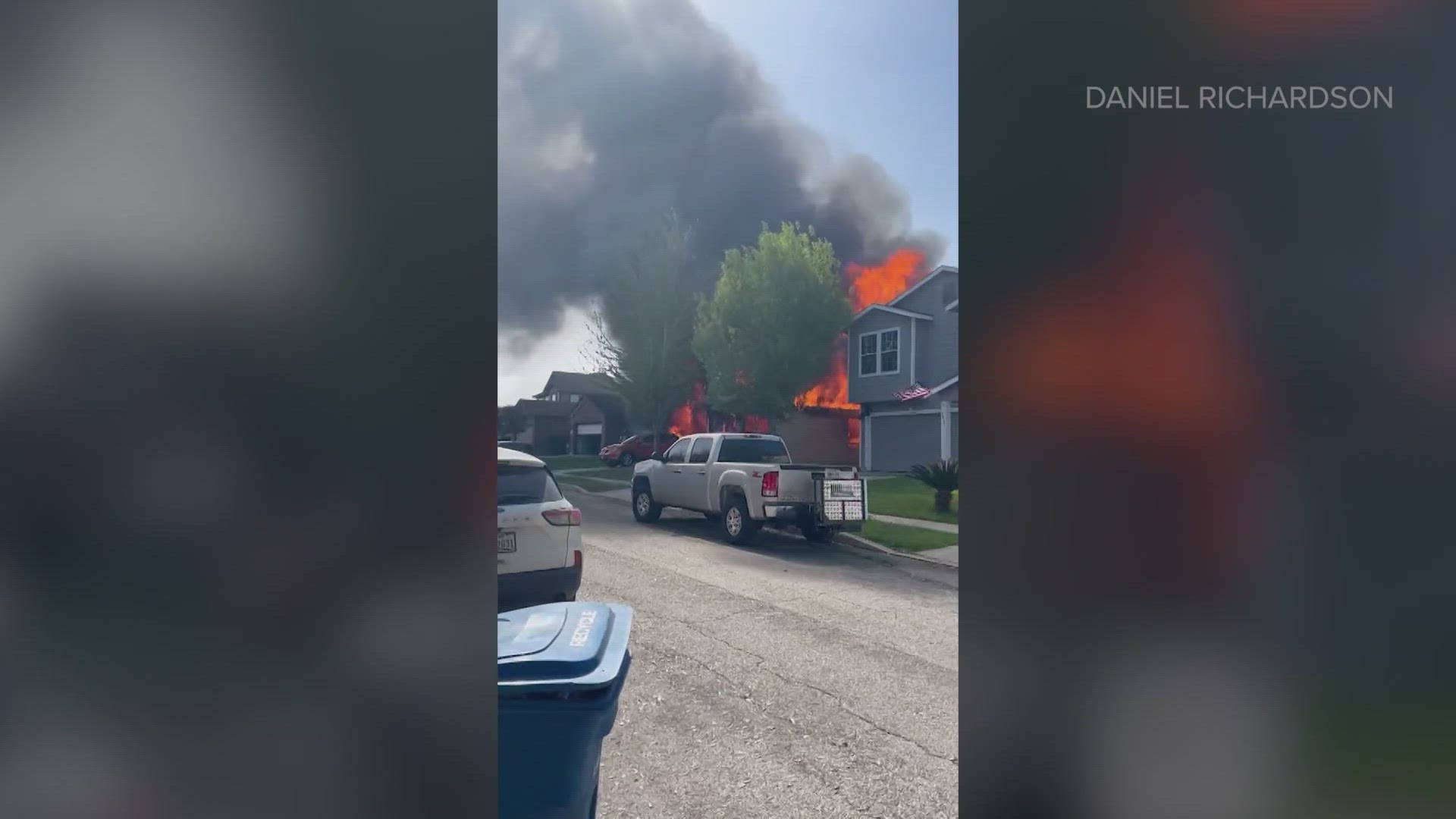 SA firefighters responded to a massive fire on the far southeast-side on Friday. Inside the home, crews discovered the bodies of four people.