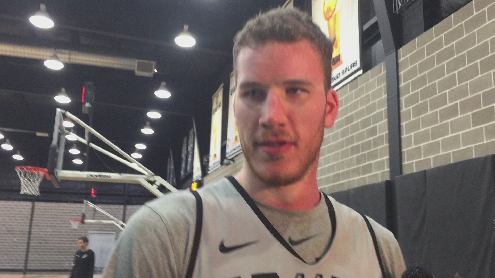 Spurs center Jakob Poeltl talks about Friday night's game against the Knicks