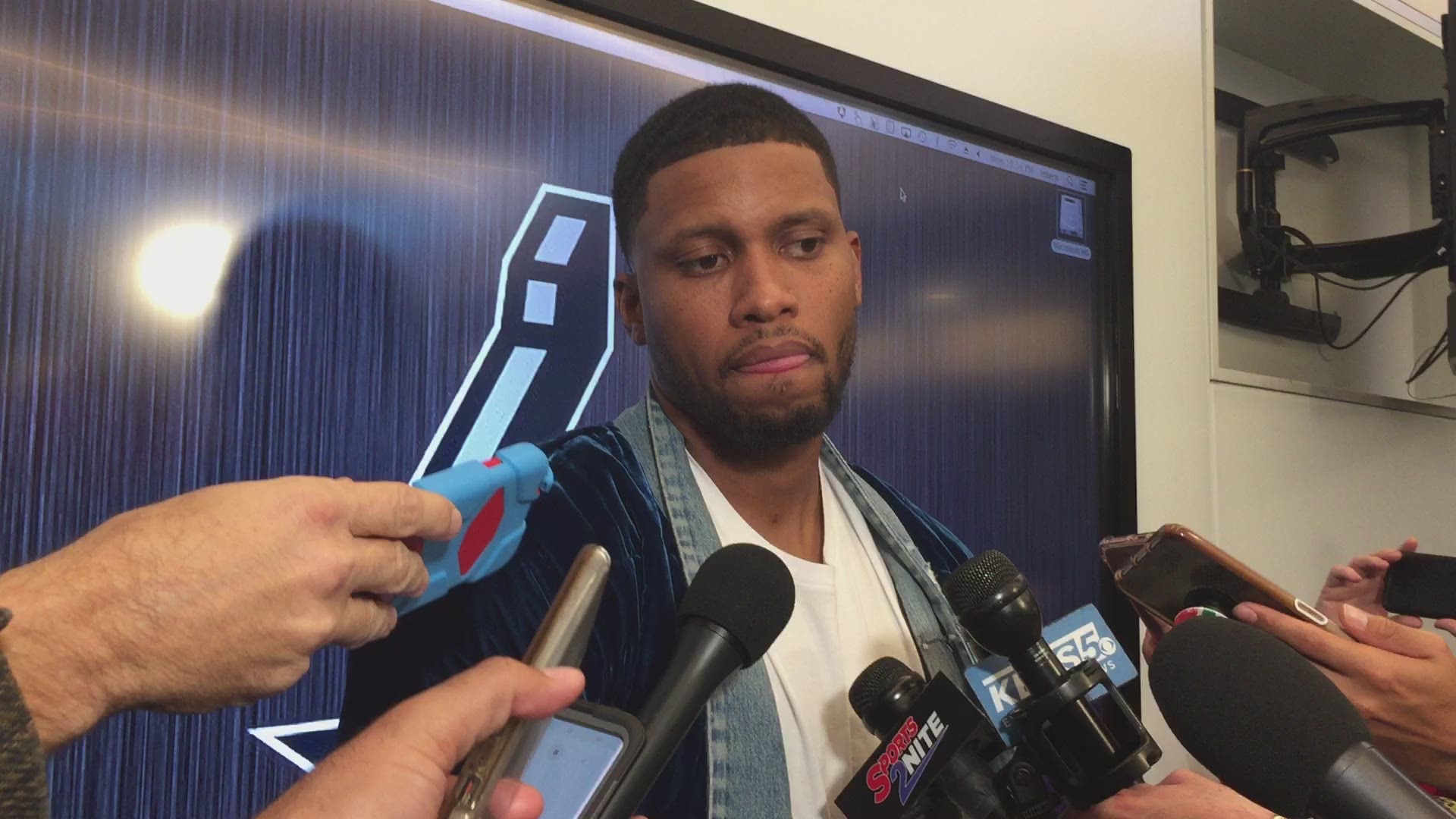Spurs forward Rudy Gay on the team being on the right track