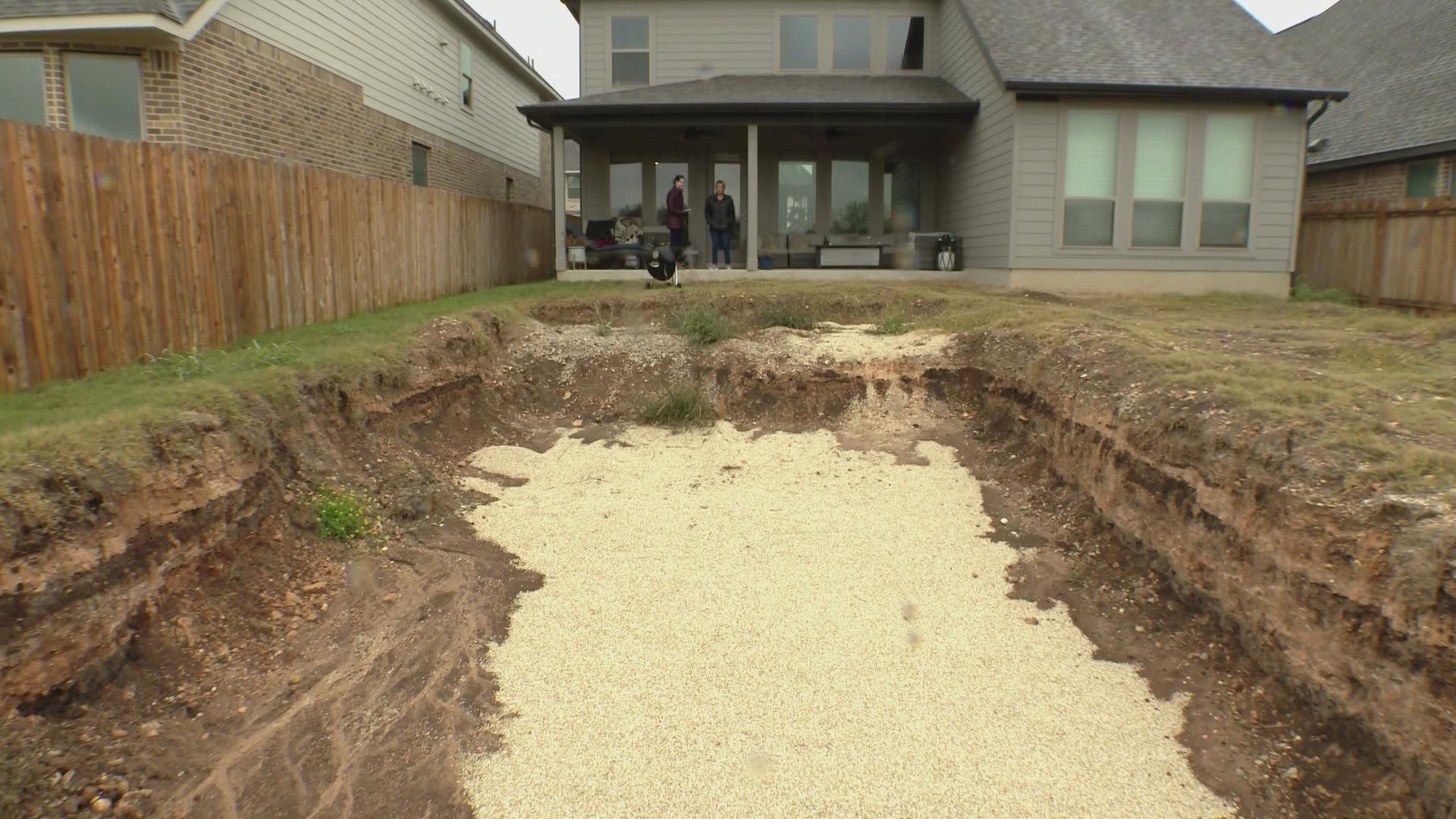 Three San Antonio families were hoping to make a splash earlier this summer with a new backyard pool are now sinking financially.