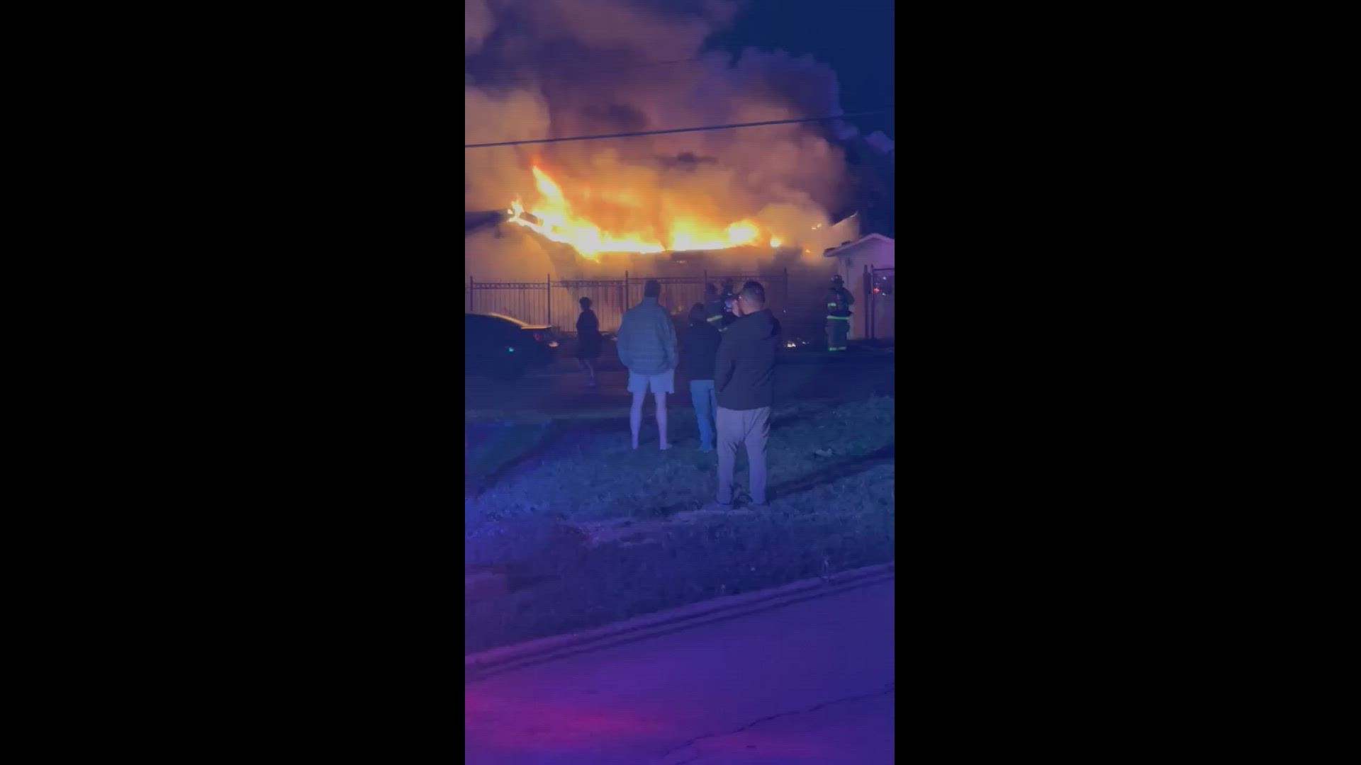 Fire destroys home on Ashland.